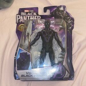 Marvel Studios Vibranium Black Panther Figure - Black and Purple